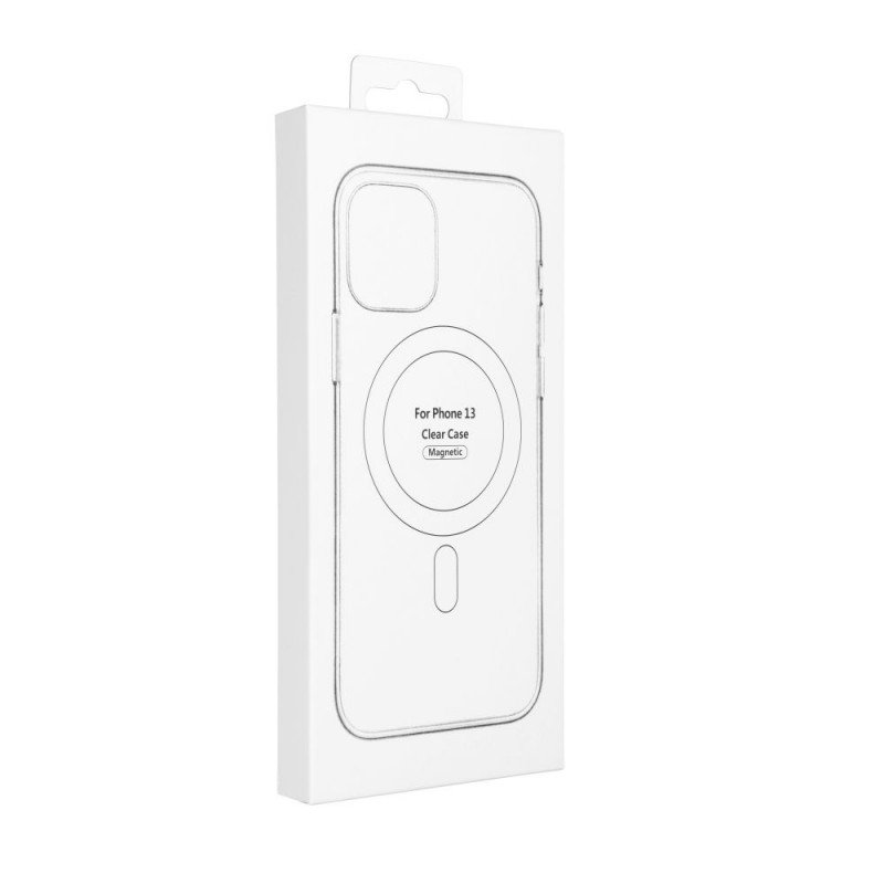 Clear Mag Cover case with camera protection compatible with