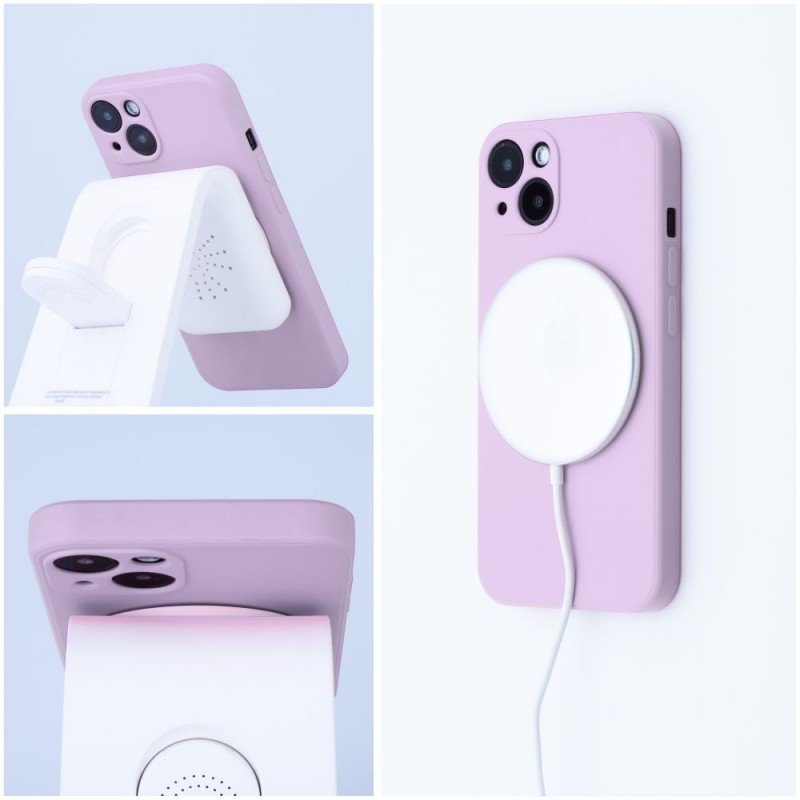 Silicone Mag Cover case compatible with MagSafe for IPHONE 12