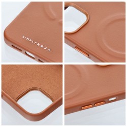 Roar Leather Mag Case - for iPhone 12 Pro Max Brown|mobilo.lv