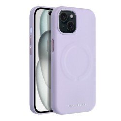 Roar Leather Mag Case - for iPhone 15 purple | mobilo.lv