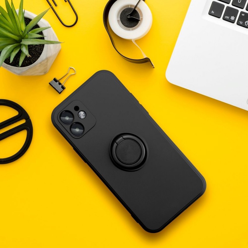 SILICONE RING Case for XIAOMI Redmi 13C black
