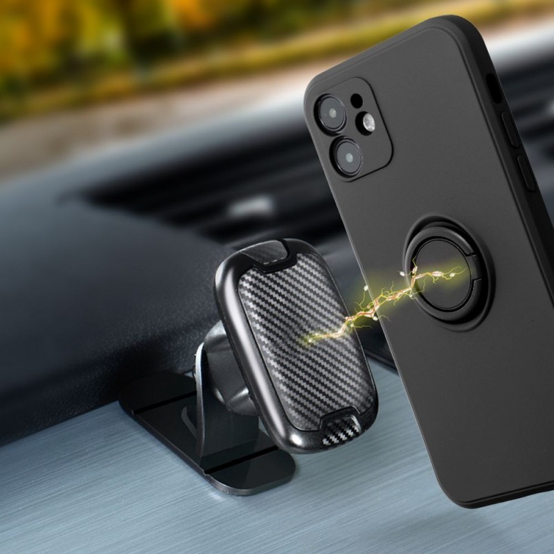 SILICONE RING Case for XIAOMI Redmi 13C black