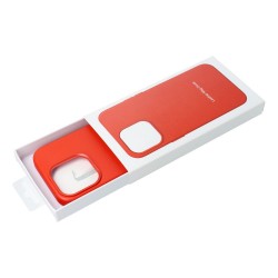 Leather Mag Cover for IPHONE 15 PRO MAX red | mobilo.lv