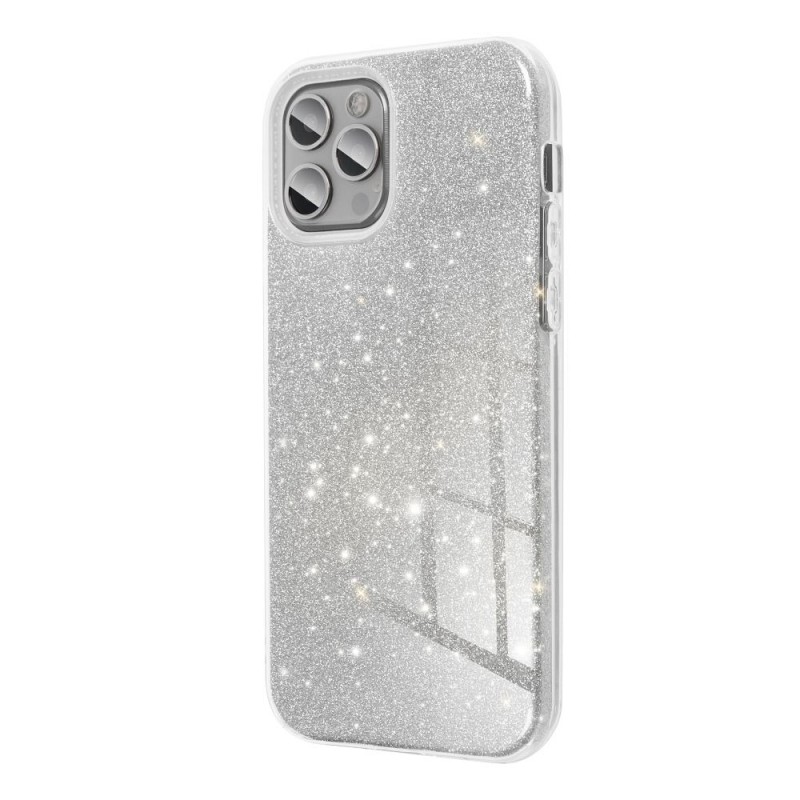 SHINING Case for SAMSUNG Galaxy A55 5G silver|mobilo.lv