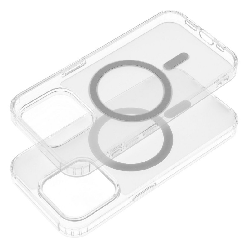 Frost Mag Cover compatible with MagSafe for SAMSUNG S24 transparent|mobilo.lv