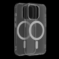 Frost Mag Cover compatible with MagSafe for SAMSUNG S24 transparent|mobilo.lv