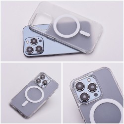 Frost Mag Cover compatible with MagSafe for SAMSUNG S24 transparent | mobilo.lv