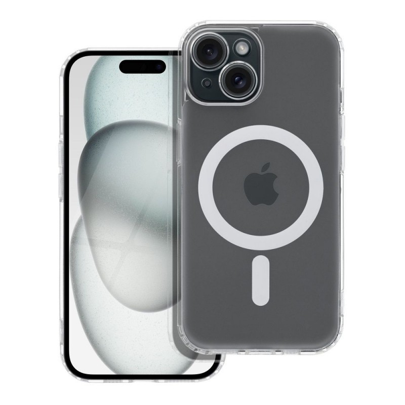 Frost Mag Cover with camera protection compatible with MagSafe for IPHONE 11 transparent|mobilo.lv