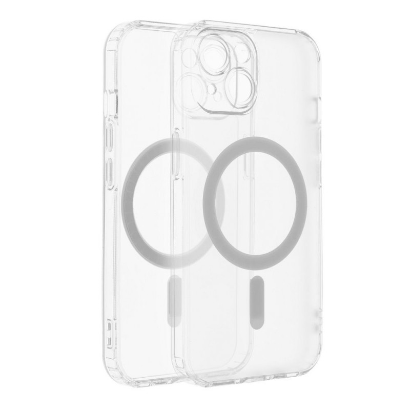 Frost Mag Cover with camera protection compatible with MagSafe for IPHONE 11 transparent|mobilo.lv