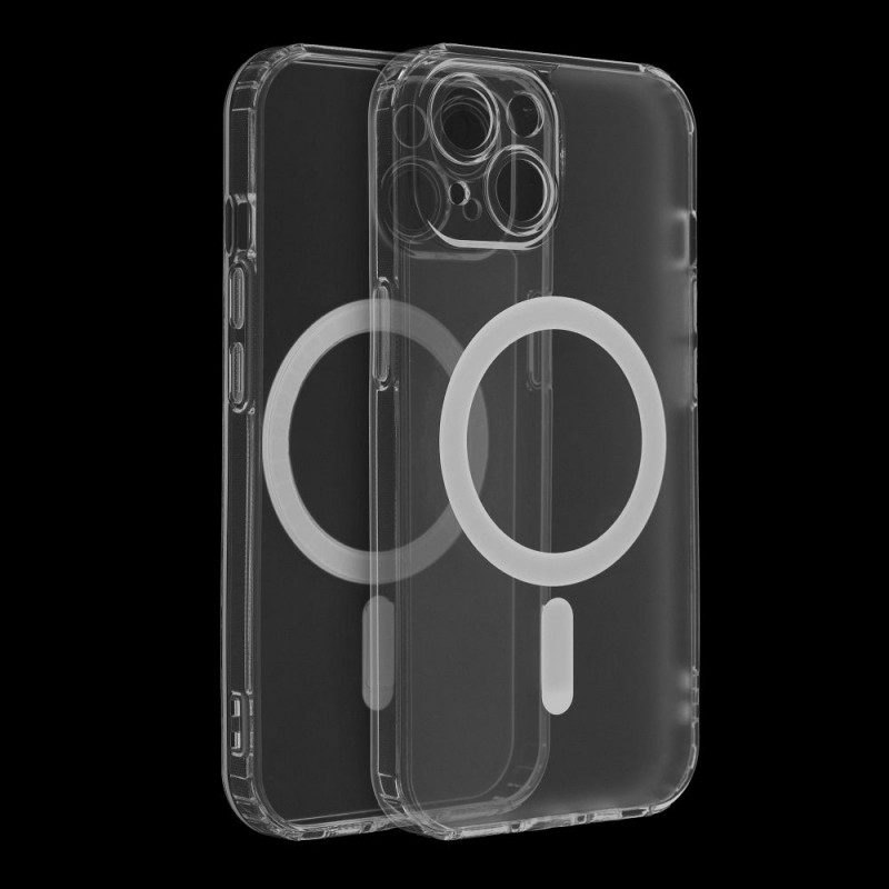 Frost Mag Cover with camera protection compatible with MagSafe for IPHONE 11 transparent|mobilo.lv