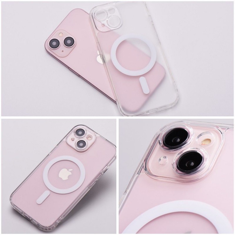 Frost Mag Cover with camera protection compatible with MagSafe for IPHONE 11 transparent|mobilo.lv