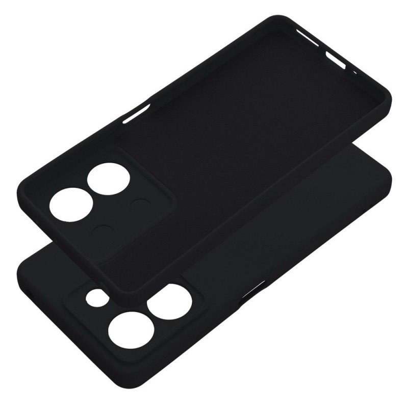 SILICONE Case for XIAOMI Redmi NOTE 13 5G black | mobilo.lv