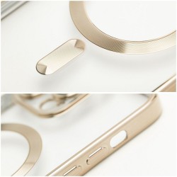 Electro Mag Cover case compatible with MagSafe for SAMSUNG S24 gold | mobilo.lv