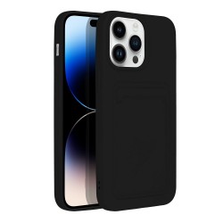 CARD Case for IPHONE 14 PRO MAX black | mobilo.lv