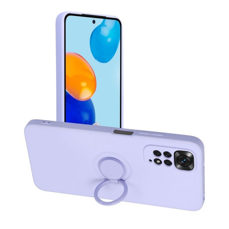 SILICONE RING Case for XIAOMI Redmi NOTE 11 / 11S violet | mobilo.lv