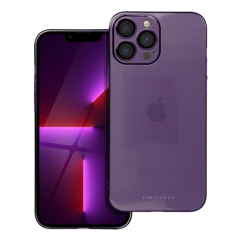 Roar Pure Simple Fit Case - for iPhone 13 Pro Max purple | mobilo.lv