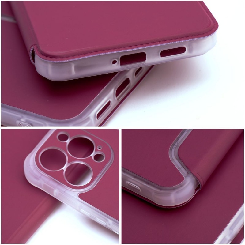 PIANO Book for Xiaomi Redmi 13C magenta|mobilo.lv