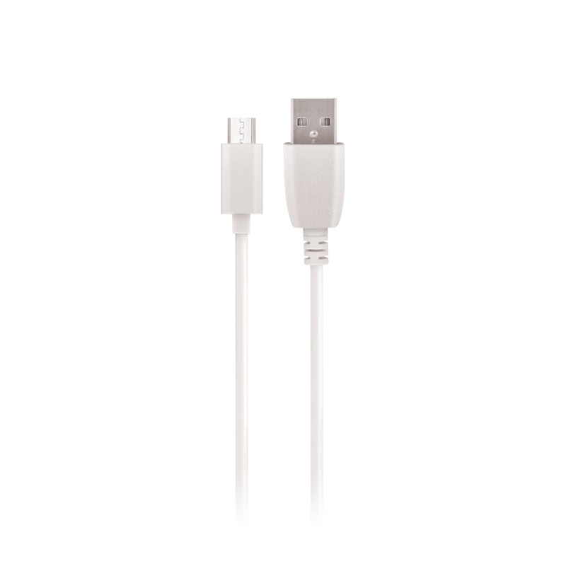 Universal microUSB 3,0 m 2A Balts | mobilo.lv