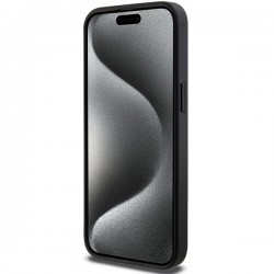 Karl Lagerfeld Gripstand Saffiano Choupette Pins Case for iPhone 13 Pro / 13 - Black | mobilo.lv