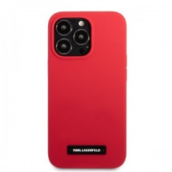 Karl Lagerfeld KLHCP13LSLMP1R iPhone 13 Pro / 13 6.1" hardcase red/red Silicone Plaque|mobilo.lv