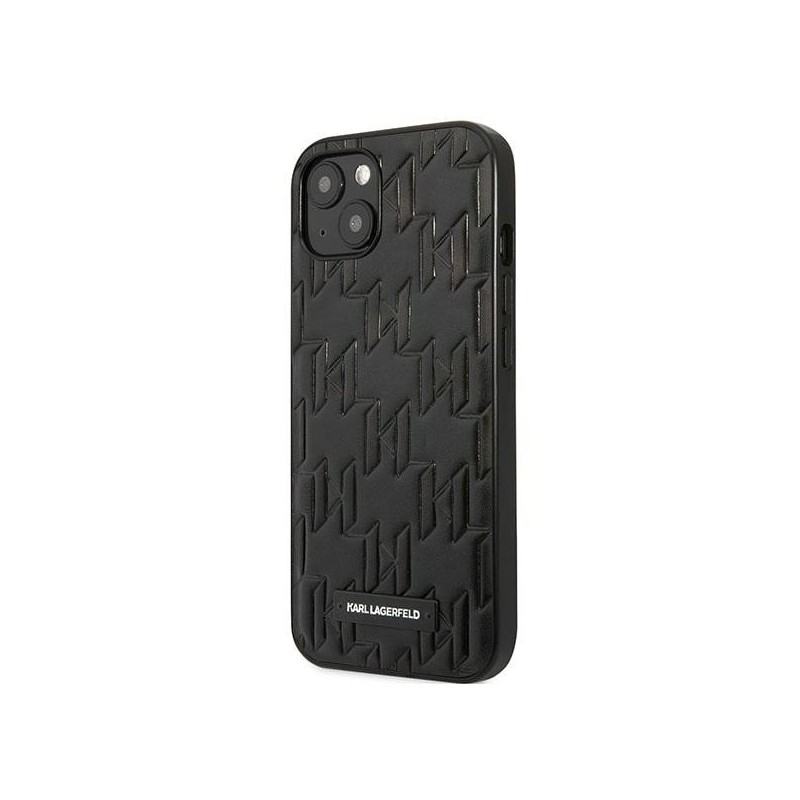 Karl Lagerfeld KLHCP13MMNMP1K iPhone 13 6,1" hardcase czarny/black Monogram Plaque | mobilo.lv