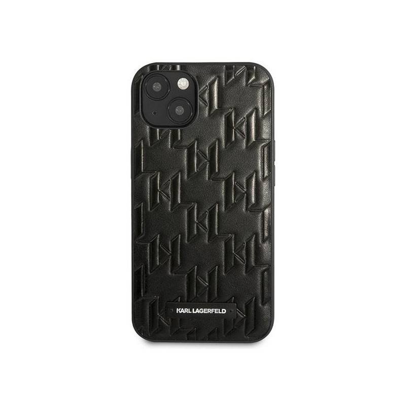 Karl Lagerfeld KLHCP13MMNMP1K iPhone 13 6,1" hardcase czarny/black Monogram Plaque | mobilo.lv