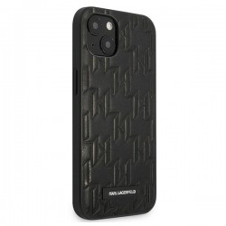 Karl Lagerfeld KLHCP13MMNMP1K iPhone 13 6,1" hardcase czarny/black Monogram Plaque | mobilo.lv