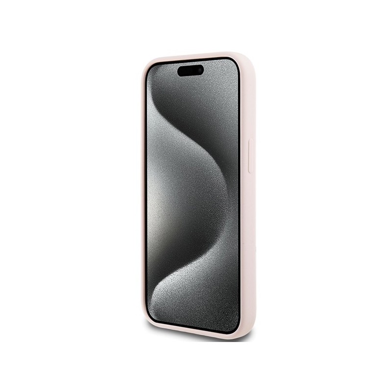 Karl Lagerfeld Silicone Karl Script case for iPhone 15 - pink | mobilo.lv