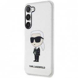 Karl Lagerfeld KLHCS23MHNIKTCT S23+ S916 transparent hardcase Ikonik Karl Lagerfeld | mobilo.lv