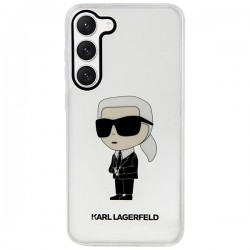 Karl Lagerfeld KLHCS23MHNIKTCT S23+ S916 transparent hardcase Ikonik Karl Lagerfeld | mobilo.lv