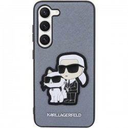 Karl Lagerfeld KLHCS23MSANKCPG S23+ S916 hardcase grey/grey Saffiano Karl & Choupette | mobilo.lv