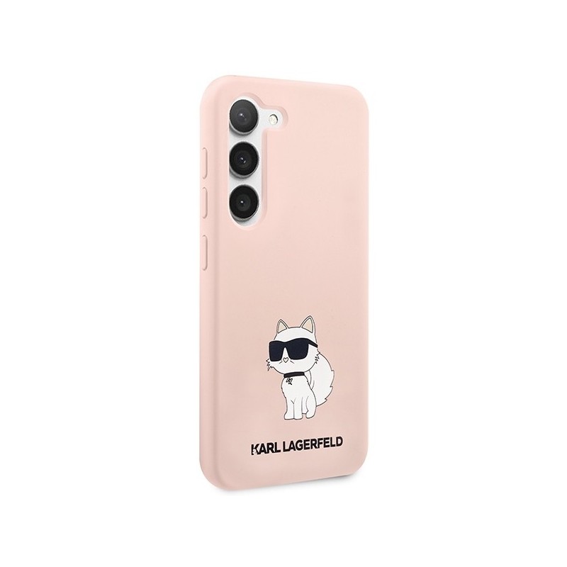 Karl Lagerfeld KLHCS23MSNCHBCP S23+ S916 hardcase pink/pink Silicone Choupette | mobilo.lv