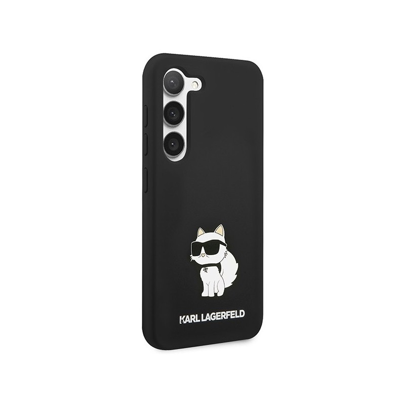 Karl Lagerfeld Silicone Choupette case for Samsung Galaxy S24+ - black | mobilo.lv