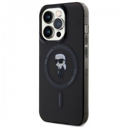 Karl Lagerfeld KLHMP14LHFCKNOK iPhone 14 Pro 6.1" black/black hardcase IML Ikonik MagSafe | mobilo.lv