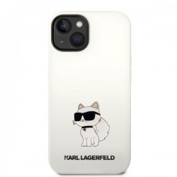 Karl Lagerfeld KLHMP14SSNCHBCH iPhone 14 6.1" hardcase white/white Silicone Choupette MagSafe | mobilo.lv