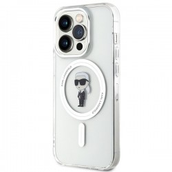 Karl Lagerfeld IML Ikonik MagSafe case for iPhone 15 Pro - transparent | mobilo.lv