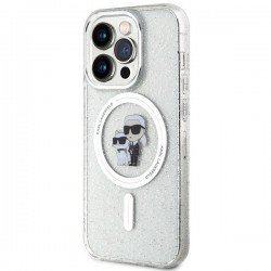 Karl Lagerfeld Karl&Choupette Glitter MagSafe case for iPhone