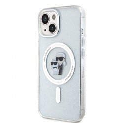 Karl Lagerfeld Karl&Choupette Glitter MagSafe case for iPhone