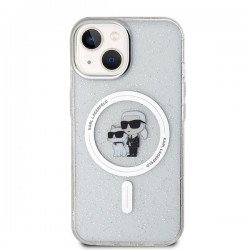 Karl Lagerfeld Karl&Choupette Glitter MagSafe case for iPhone