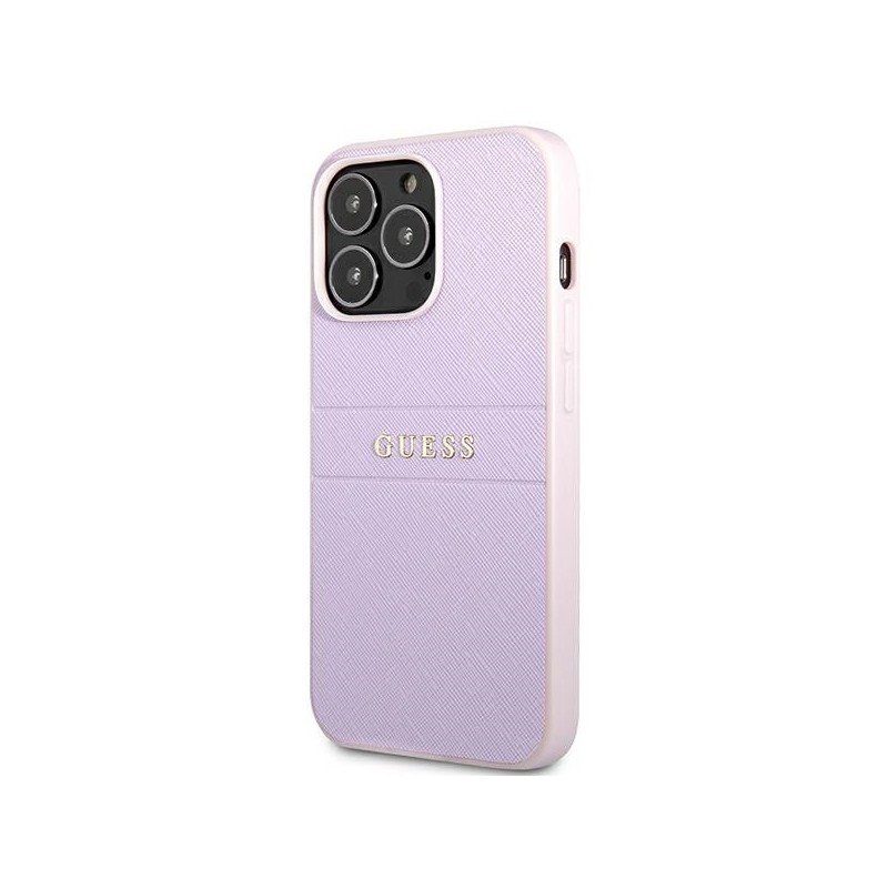 Guess GUHCP13LPSASBPU iPhone 13 Pro / 13 6.1" purple/purple