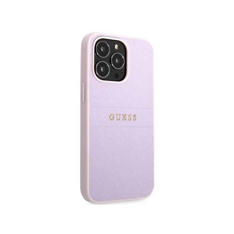 Guess GUHCP13LPSASBPU iPhone 13 Pro / 13 6.1" purple/purple