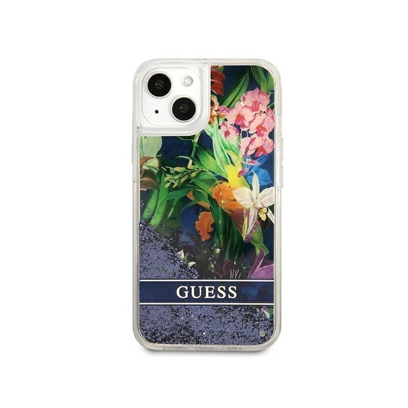 Guess GUHCP13SLFLSB iPhone 13 mini 5.4" blue/blue hardcase