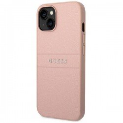 Guess GUHCP14MPSASBPI iPhone 14 Plus 6,7" różowy/pink Saffiano