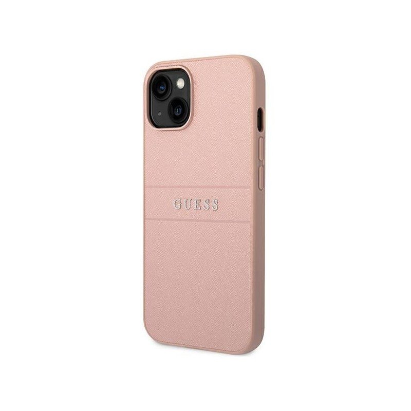 Guess GUHCP14MPSASBPI iPhone 14 Plus 6,7" różowy/pink Saffiano