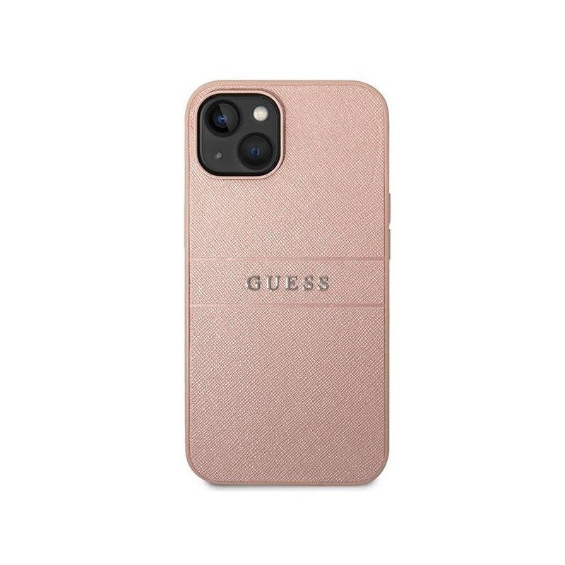 Guess GUHCP14MPSASBPI iPhone 14 Plus 6,7" różowy/pink Saffiano