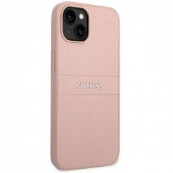 Guess GUHCP14MPSASBPI iPhone 14 Plus 6,7" różowy/pink Saffiano