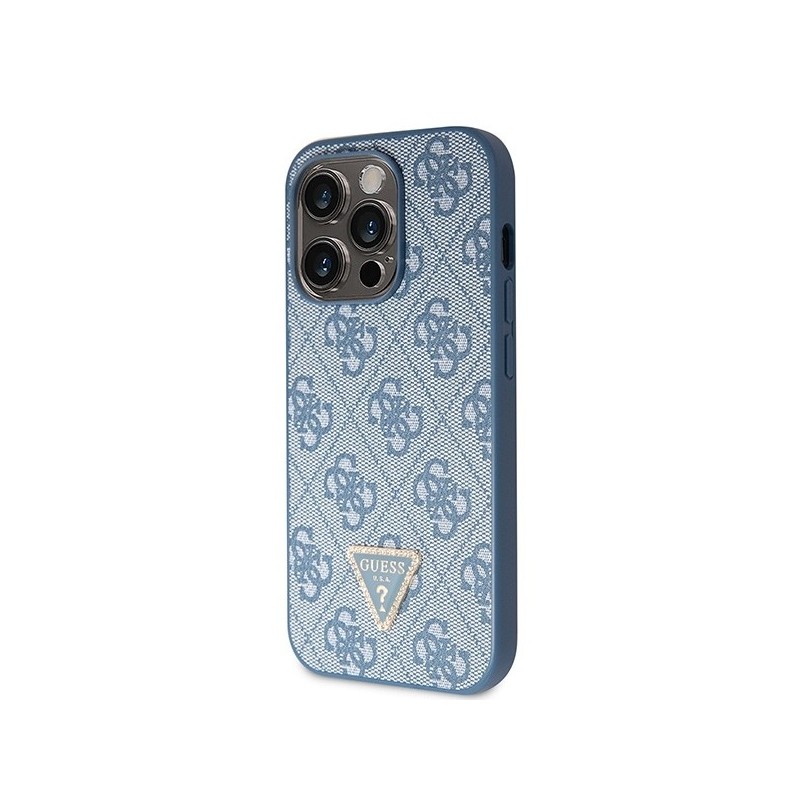 Guess GUHCP14XP4TDSCPB iPhone 14 Pro Max 6.7" blue/blue hardcase Crossbody 4G Metal Logo|mobilo.lv
