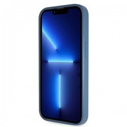 Guess GUHCP14XP4TDSCPB iPhone 14 Pro Max 6.7" blue/blue hardcase Crossbody 4G Metal Logo|mobilo.lv