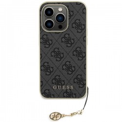 Guess GUHCP15LGF4GGR iPhone 15 Pro 6.1" gray/gray hardcase 4G Charms Collection|mobilo.lv
