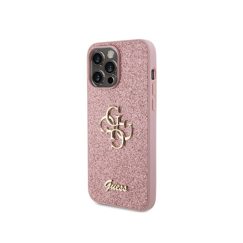 Guess GUHCP15LHG4SGP iPhone 15 Pro 6.1" pink/pink hardcase